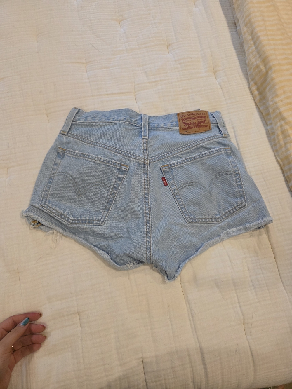Bundle - 4 Pair Levi's 501 Denim Shorts - Black, Gray, Blue - Picture 7 of 9